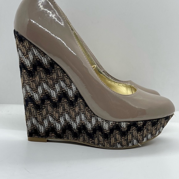 Steve Madden patent platform wedge 9 - Picture 2 of 4